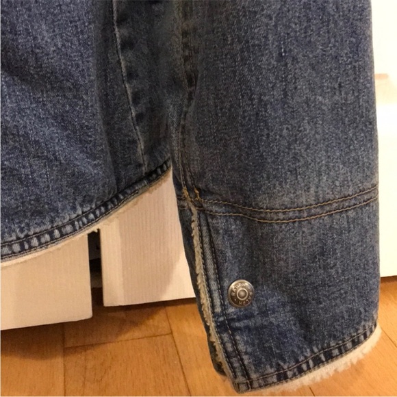 Denim Shearling Jacket - Picture 7 of 9